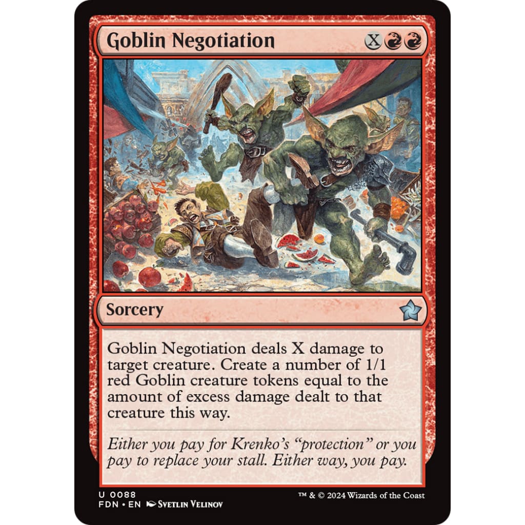 Goblin Negotiation (FDN-088) - Single
