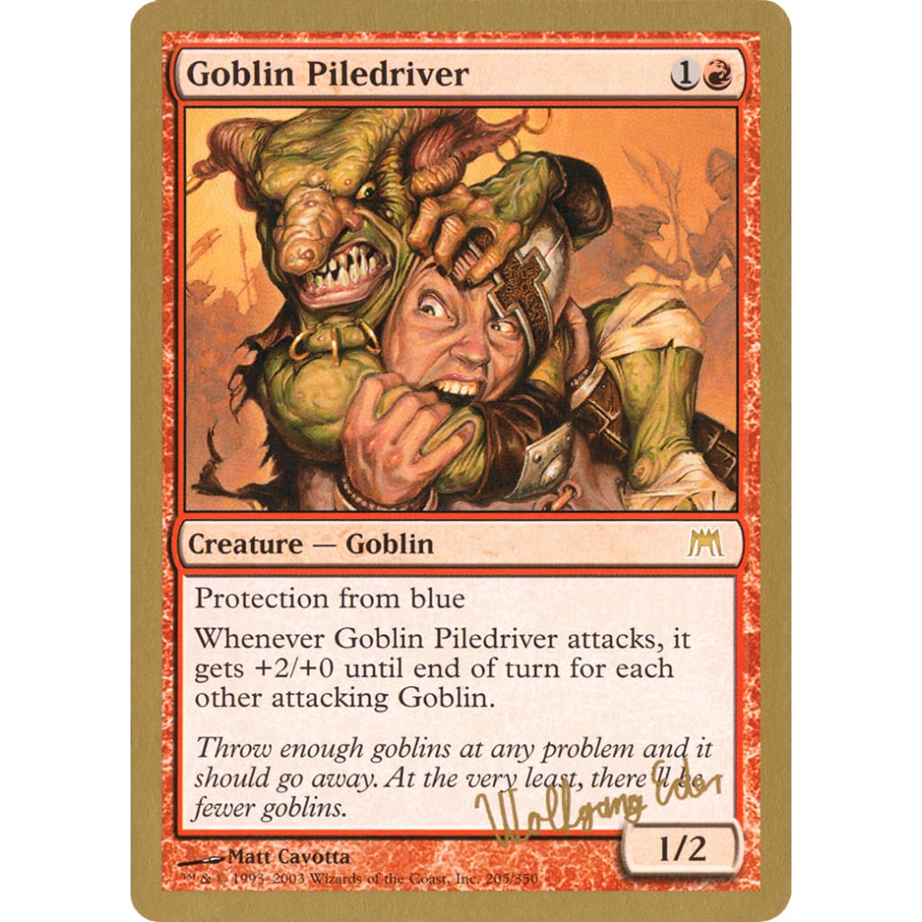 Goblin Piledriver (WC03-WE205) - Single