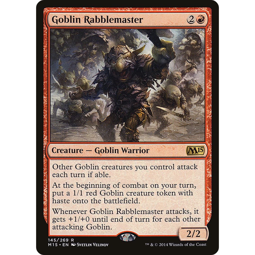 Goblin Rabblemaster (M15-145) - Single