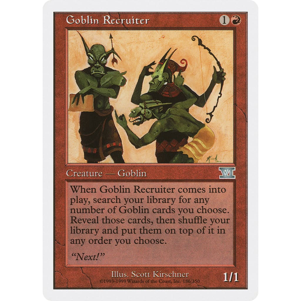 Goblin Recruiter (6ED-186) - Single