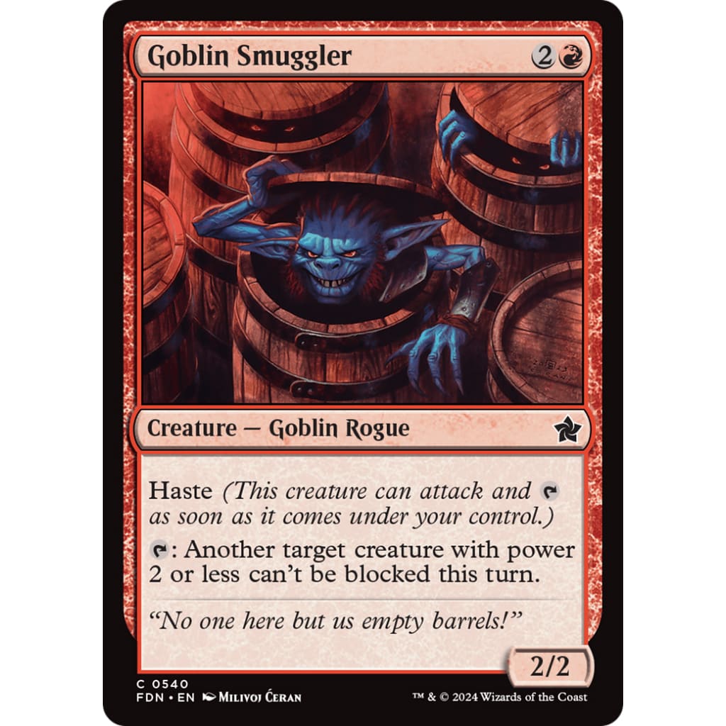 Goblin Smuggler (FDN-540) - Single