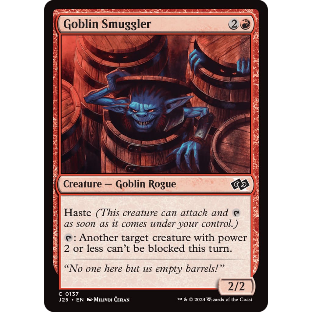 Goblin Smuggler (J25-137) - Single