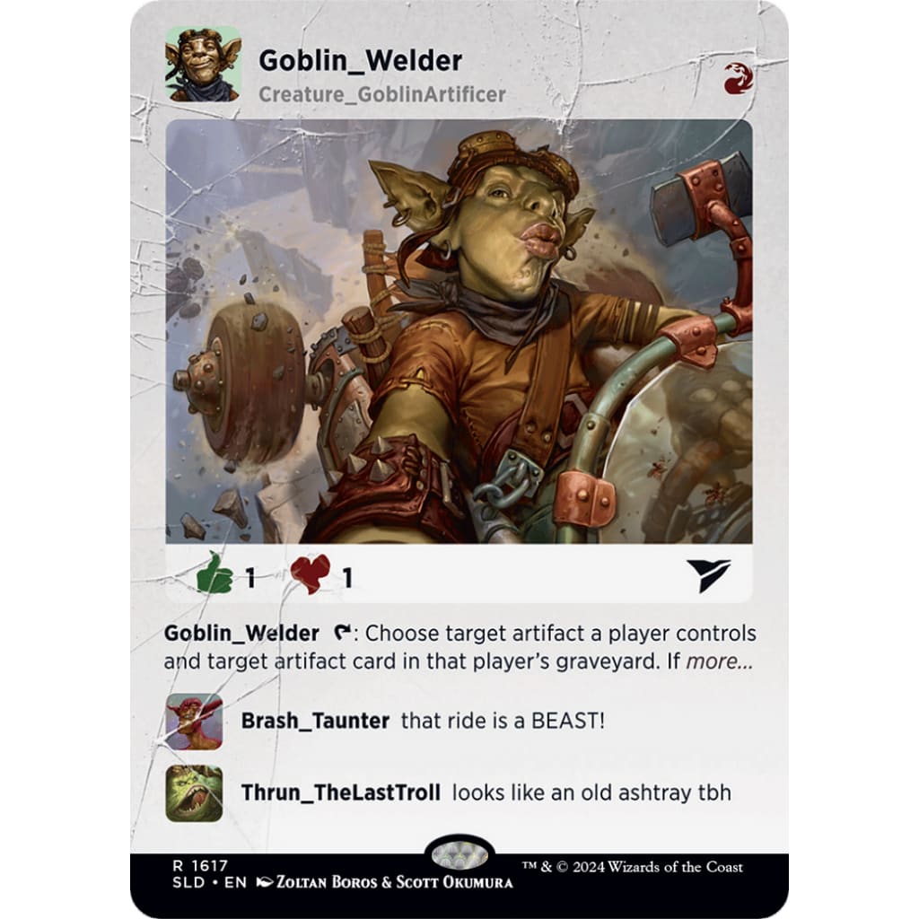 Goblin Welder (SLD-1617) (Borderless) Foil - Single