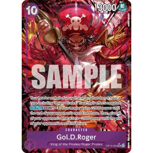 Gol.D.Roger (064) (Alternate Art) OP13-064 SR Carrying