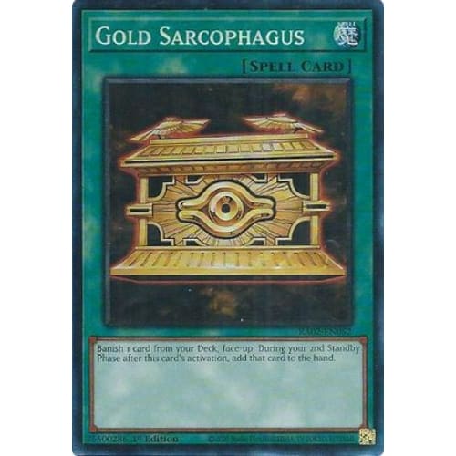 Gold Sarcophagus (PCR) - RA02-EN052 Prismatic Collector’s