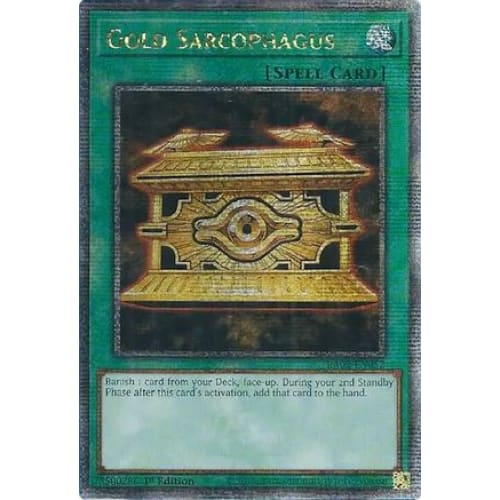 Gold Sarcophagus (Quarter Century Secret Rare) - RA02-EN052
