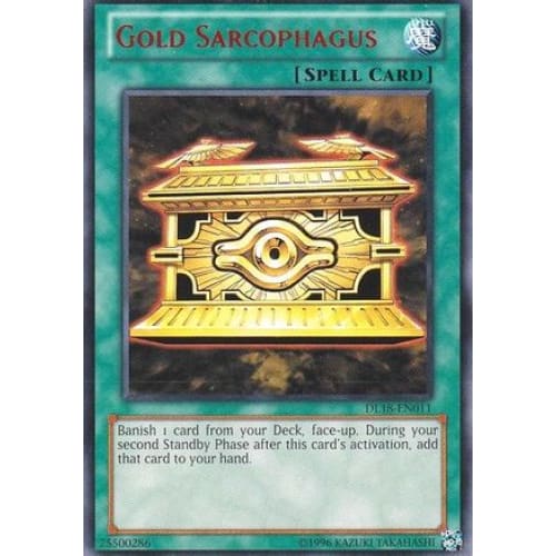 Gold Sarcophagus (Red) (DL18-EN011) Rare Unlimited - Single