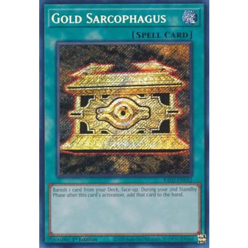 Gold Sarcophagus (Secret Rare) - RA02-EN052 Secret Rare 1st