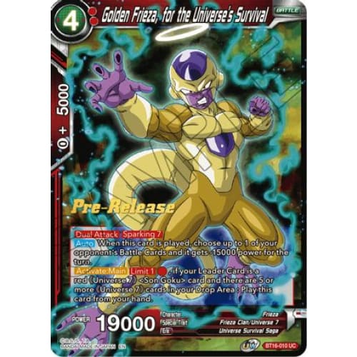Golden Frieza for the Universe’s Survival (Realm of Gods