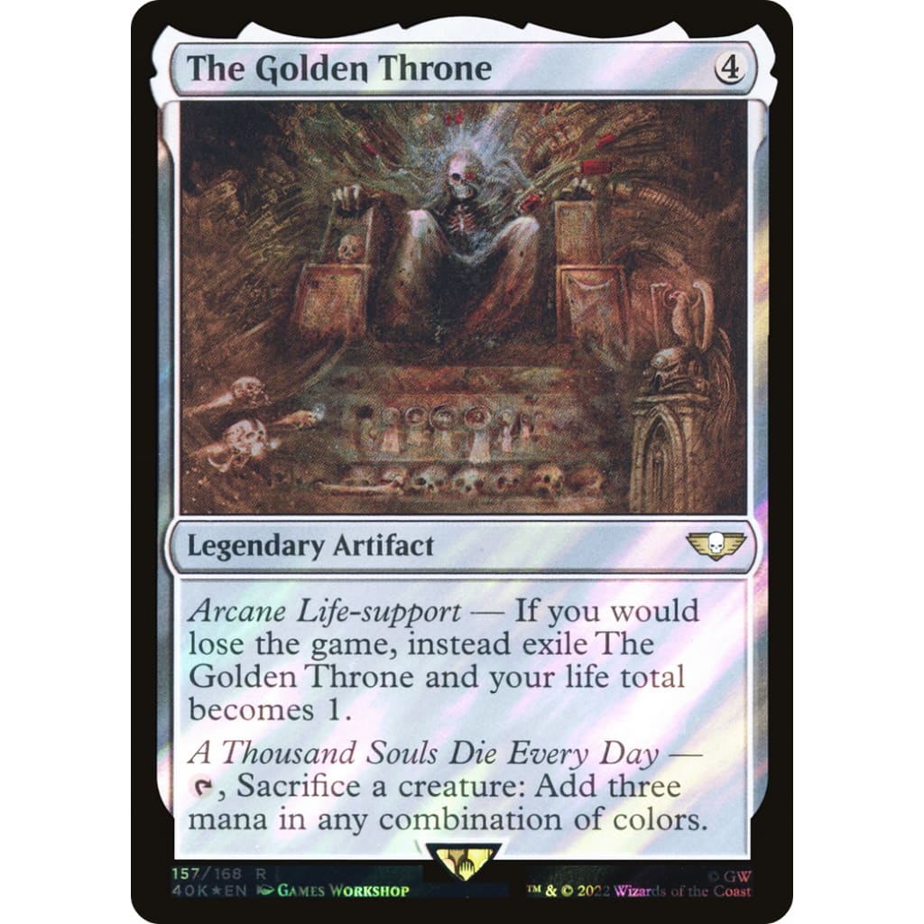 The Golden Throne (40K-157★) Foil - Single