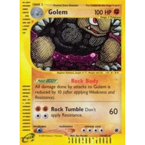 Golem (014/165) Holo Rare Reverse Holofoil - Single