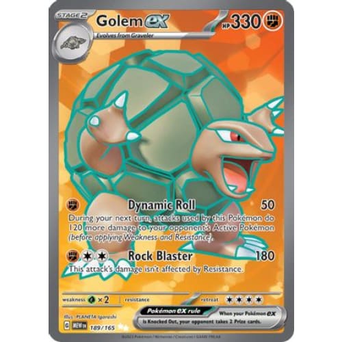 Golem ex - 189/165 (189) Ultra Rare Holofoil - Single