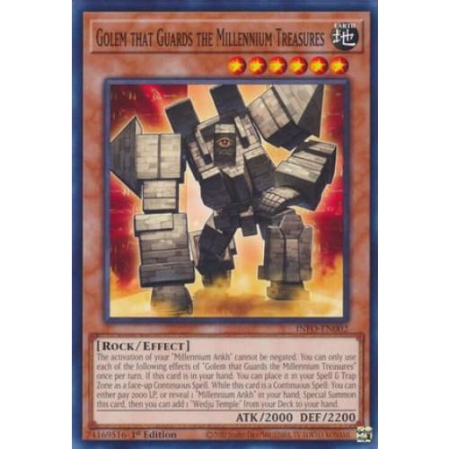 Golem that Guards the Millennium Treasures - INFO-EN002