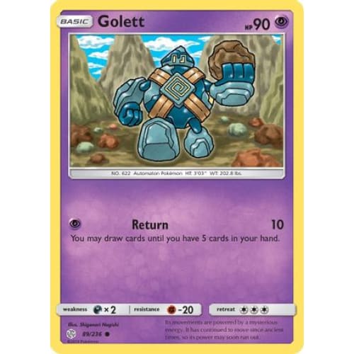 Golett (089/236) Common Reverse Holofoil - Single