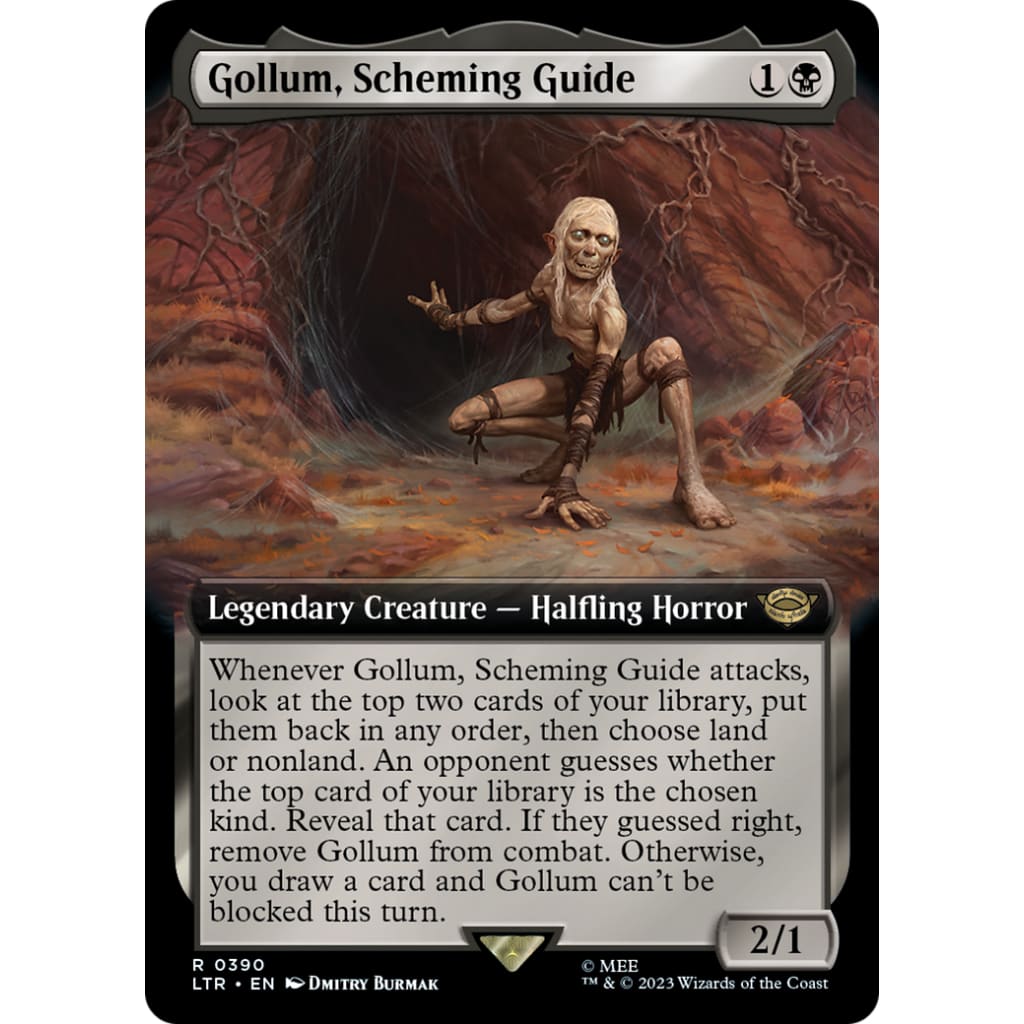 Gollum Scheming Guide (LTR-390): (Extended Art) - Single