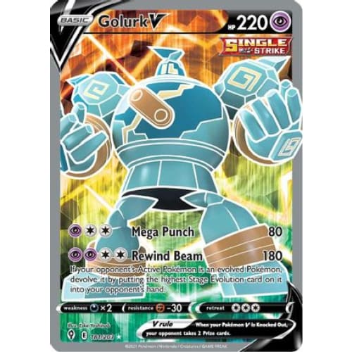 Golurk V (181/203) Ultra Rare Holofoil - Single