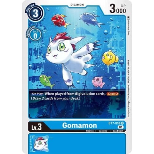 Gomamon - BT7-018 - Uncommon - Single