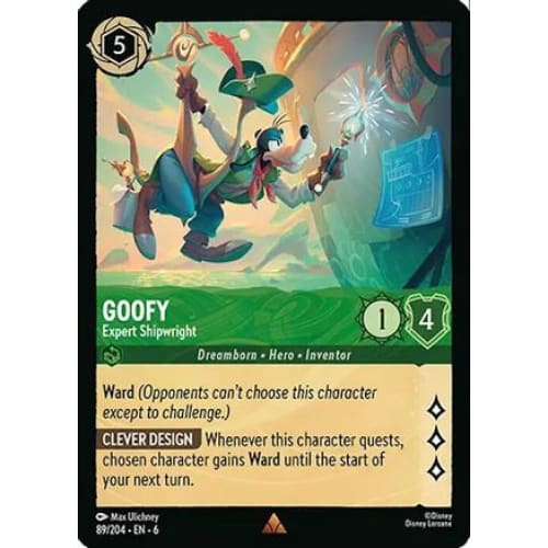 Goofy - Expert Shipwright (89/204) - Azurite Sea - Single