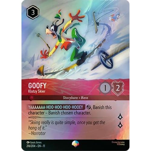 Goofy - Klutzy Skier (Epic) (216/204) - Winterspell
