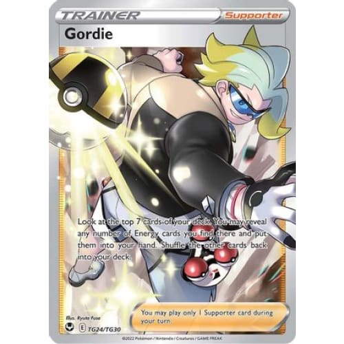 Gordie (TG24/030) Trainer Gallery Rare Ultra Holofoil