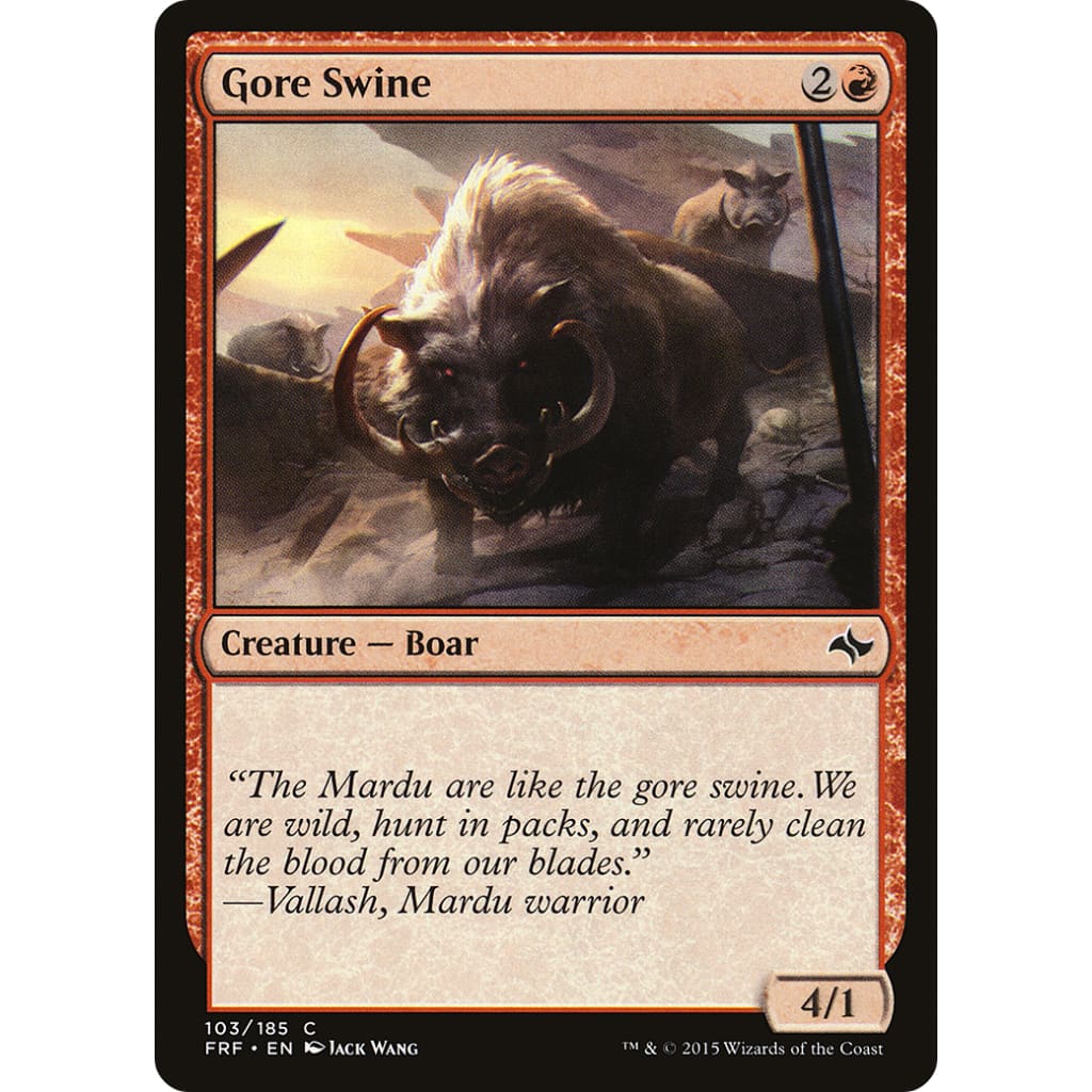 Gore Swine (FRF-103) - Single