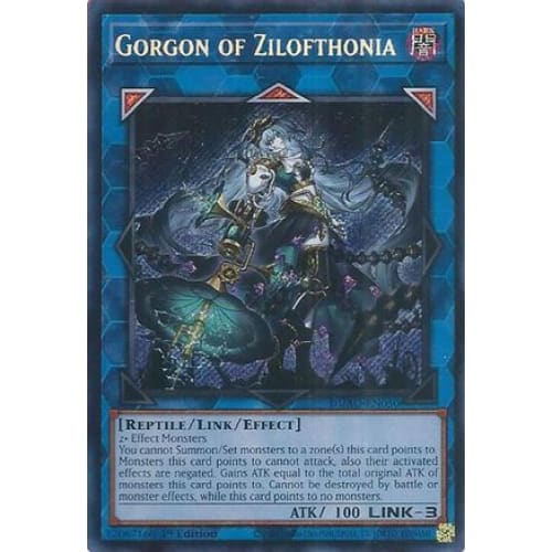 Gorgon of Zilofthonia - DUAD-EN050 Secret Rare 1st Edition