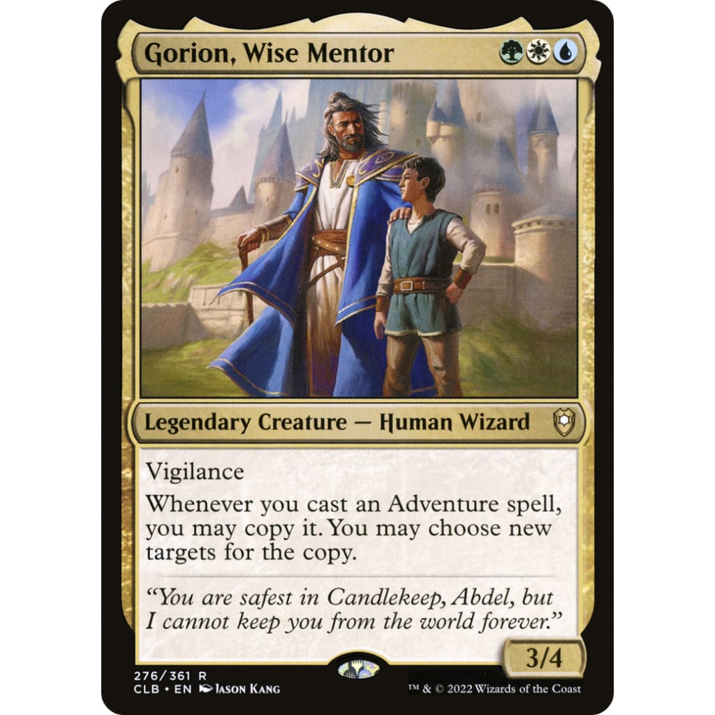 Gorion Wise Mentor (CLB) Etched Foil - Single