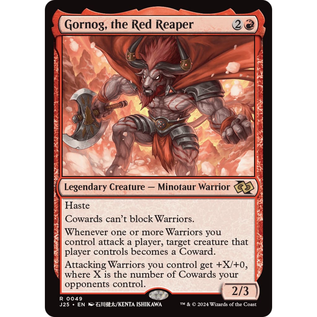 Gornog the Red Reaper (J25-049) - Single