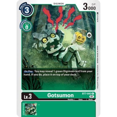 Gotsumon - BT7-043 - Common - Single