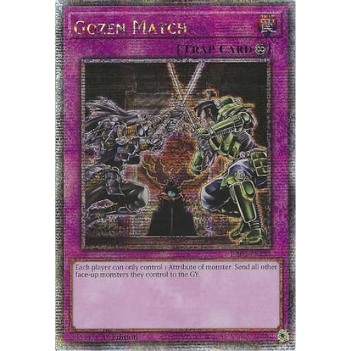 Gozen Match (Quarter Century Secret Rare) - RA04-EN134