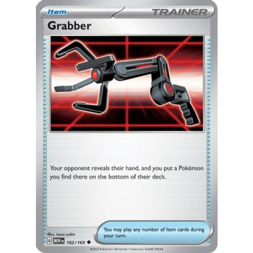 Grabber (162) Uncommon Reverse Holofoil - Single