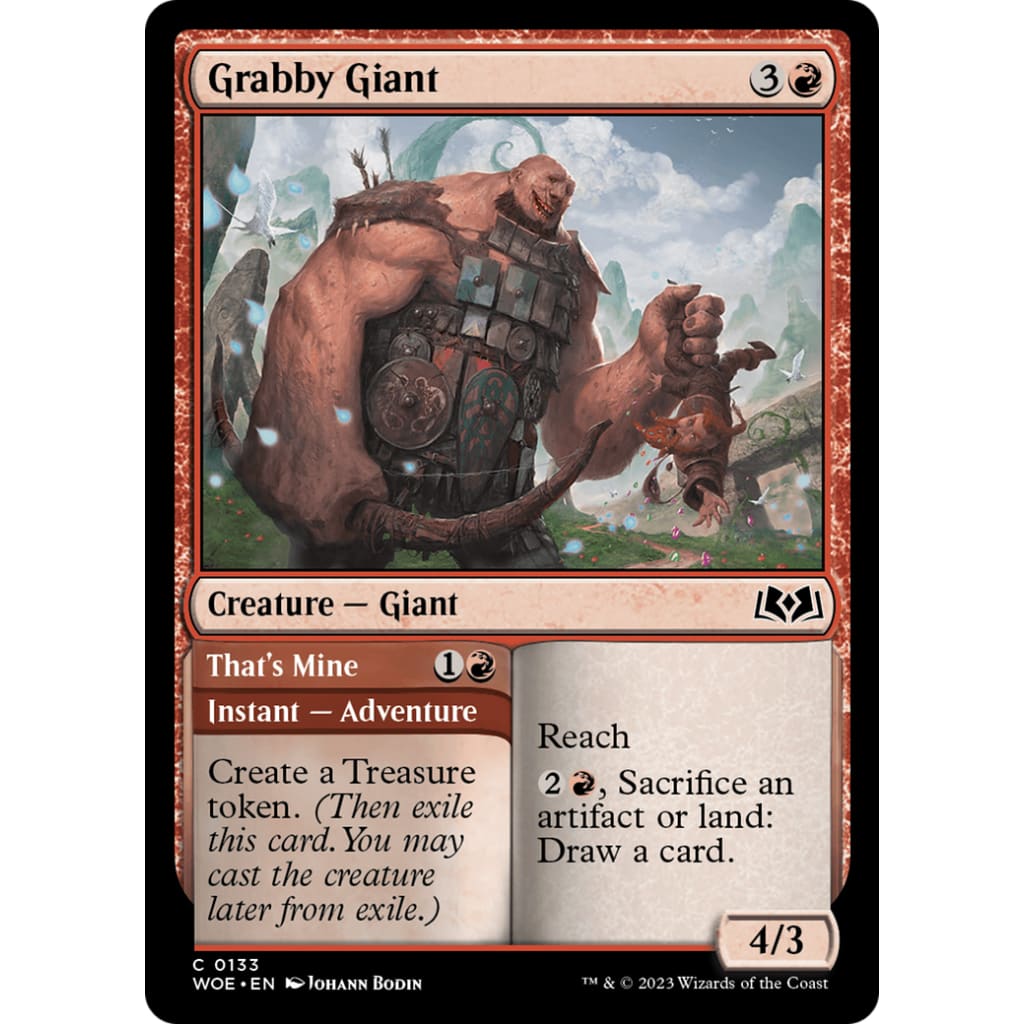 Grabby Giant // That’s Mine (WOE-133) Foil - Single