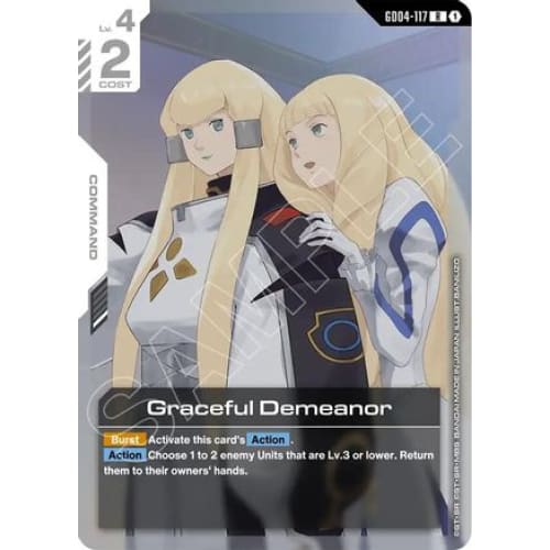 Graceful Demeanor (GD04-117) - Phantom Aria Holofoil