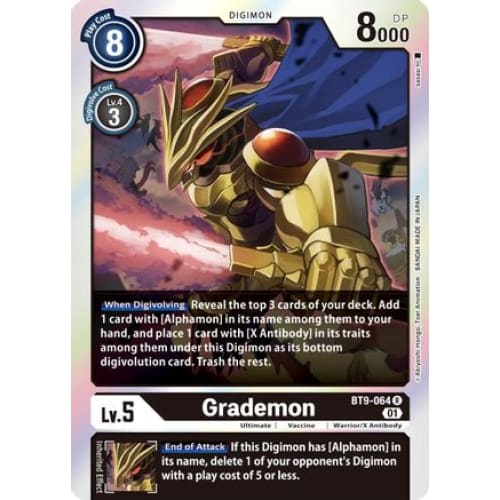 Grademon - BT9-064 - Rare Foil - Single