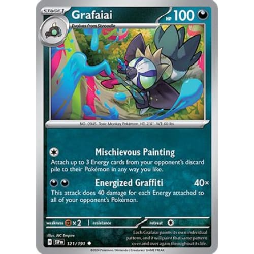 Grafaiai (121) Uncommon Reverse Holofoil - Single