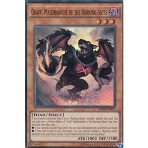 Graff Malebranche of the Burning Abyss (AP08-EN007) Super