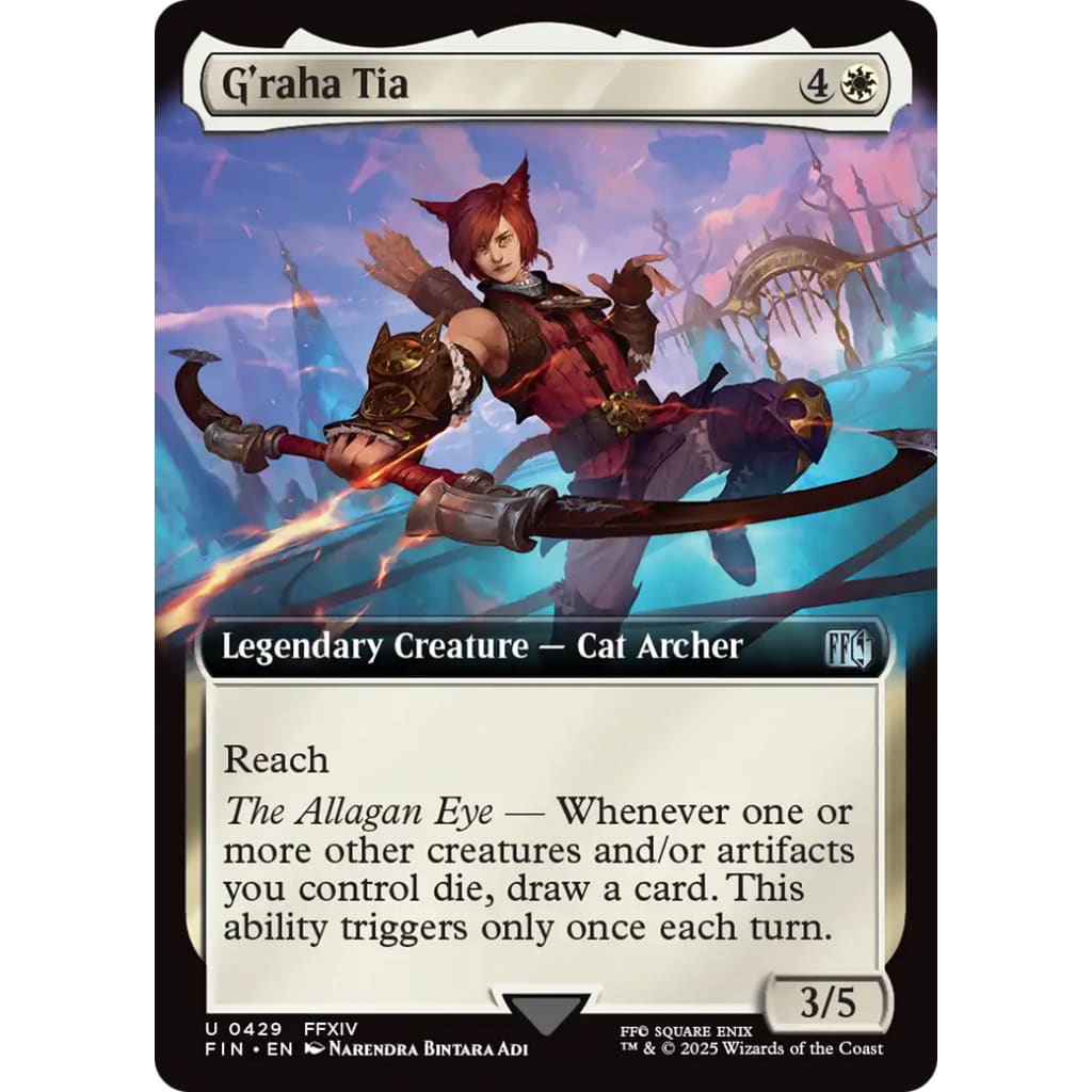 G’raha Tia (FIN-429): (Extended Art) - Single