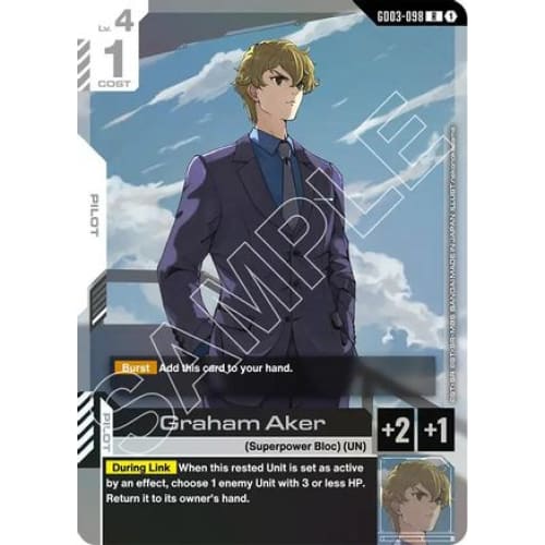 Graham Aker (GD03-098) - Steel Requiem Holofoil - Single