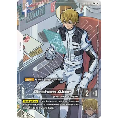 Graham Aker (R+) (GD03-098) - Steel Requiem Holofoil