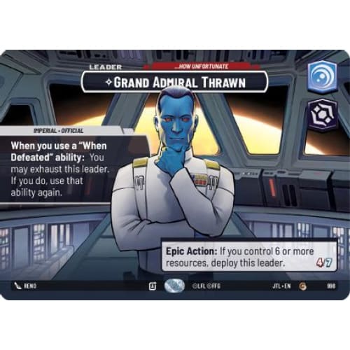 Grand Admiral Thrawn -...How Unfortunate (Showcase) (998)