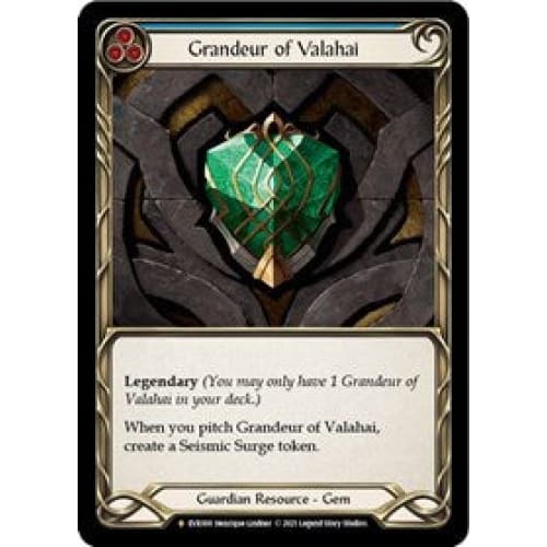 Grandeur of Valahai (EVERFEST) 1st Edition Cold Foil