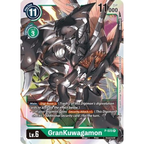 GranKuwagamon - P-025 (P-025 P) Promo Foil - Single