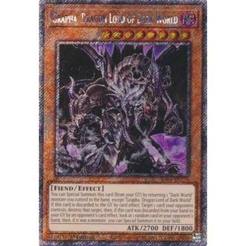 Grapha Dragon Lord of Dark World (Platinum Secret Rare)