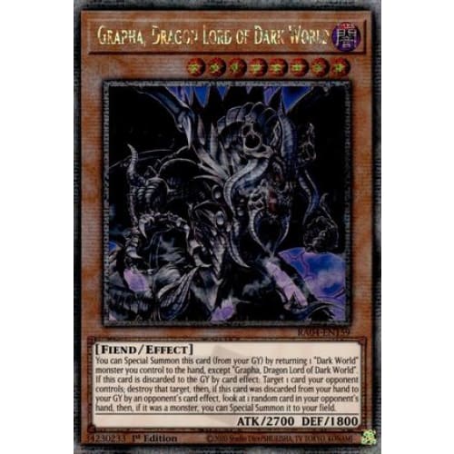 Grapha Dragon Lord of Dark World (Quarter Century Secret