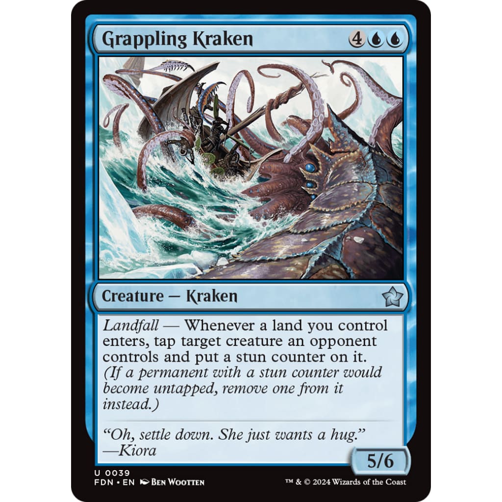 Grappling Kraken (FDN-039) Foil - Single