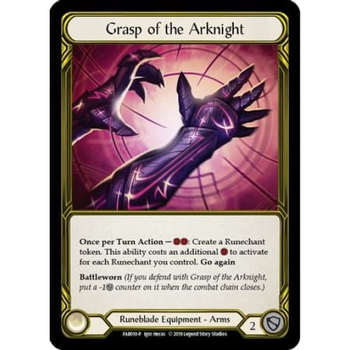 Grasp of the Arknight (Golden) (FLESH AND BLOOD: PROMO
