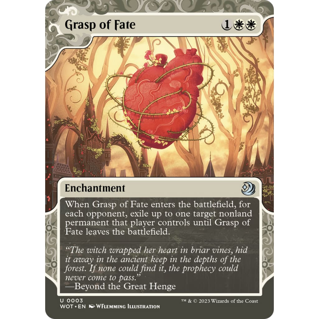 Grasp of Fate (WOT-003): (Showcase) (Borderless) - Single
