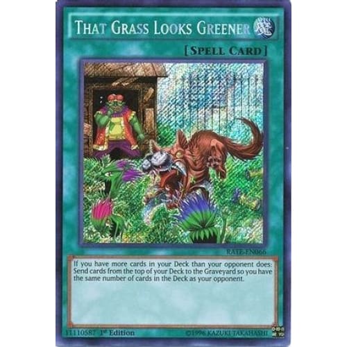 That Grass Looks Greener (RATE-EN066) Secret Rare 1st