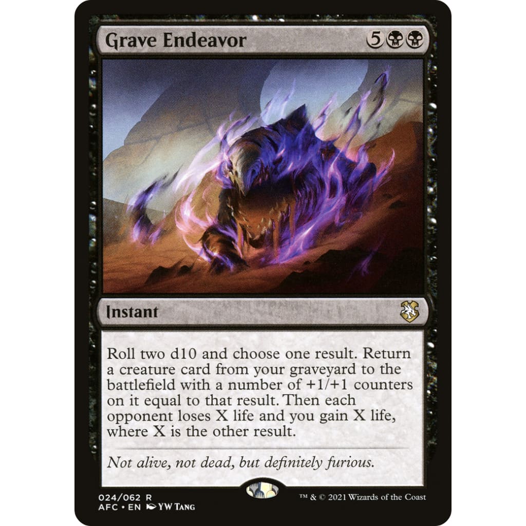 Grave Endeavor (AFC-024) - Single