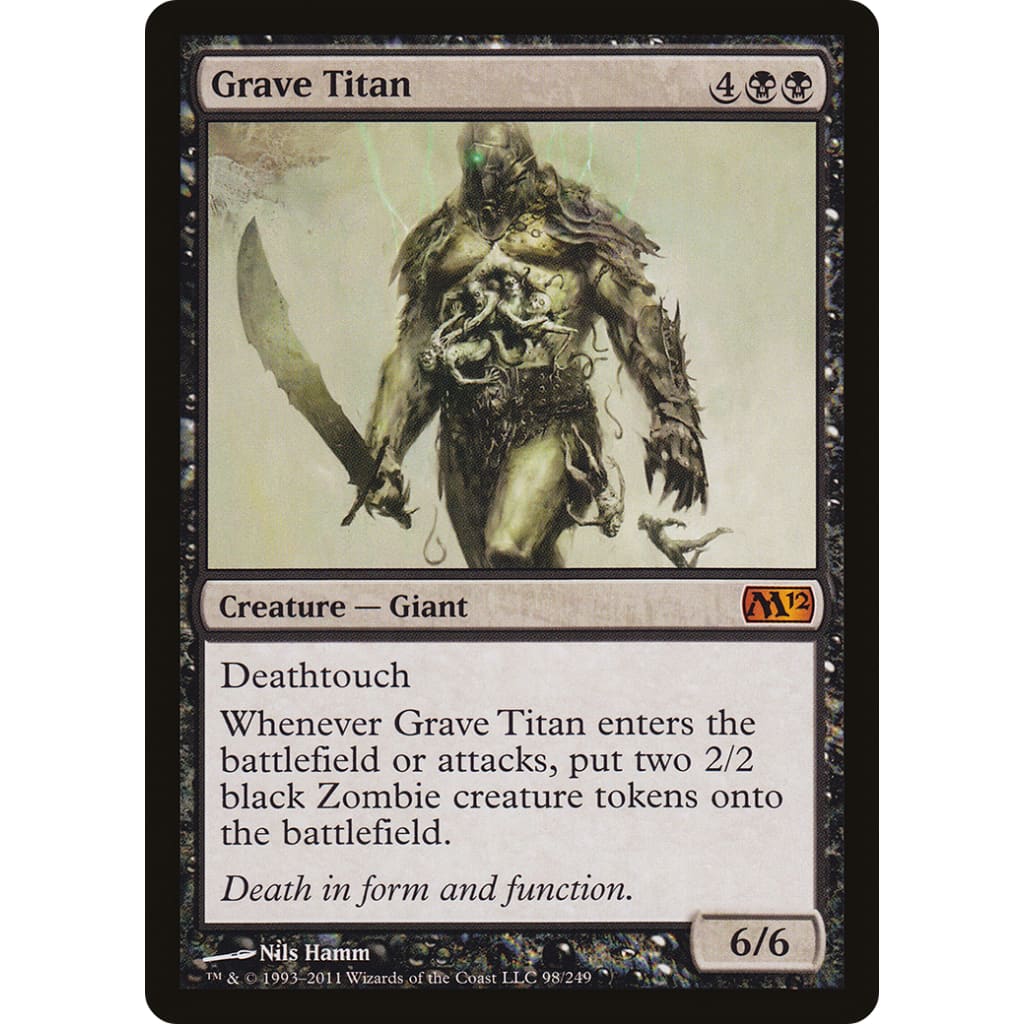 Grave Titan (M12-098) Foil - Single